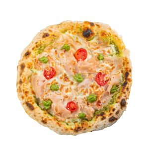 مینی پیتزا بیکن و پستو